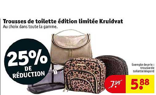 Trousses De Toilette édition Limitée Kruidvat 25% De Réduction