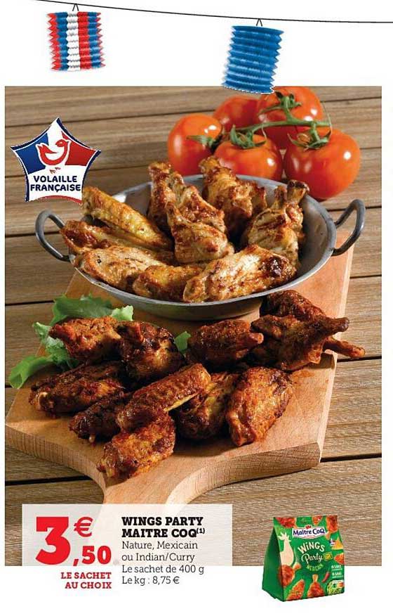 wings party maître coq
