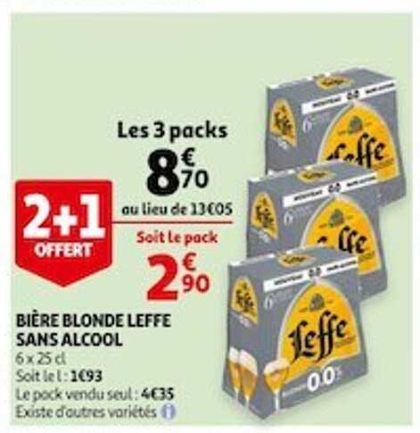 Bière Blonde Leffe Sans Alcool