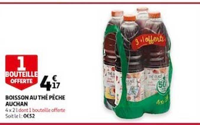 Boisson Au Thé Pêche Auchan