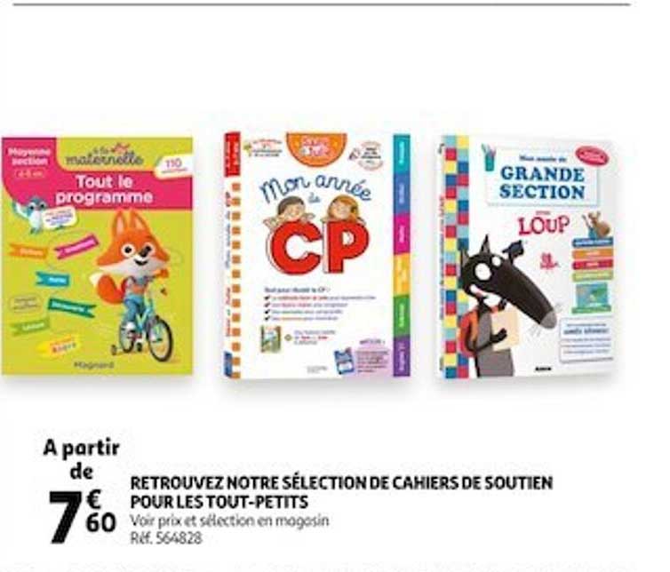 cahiers de soutien pour les tout-petits