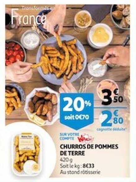 Churros De Pommes De Terre