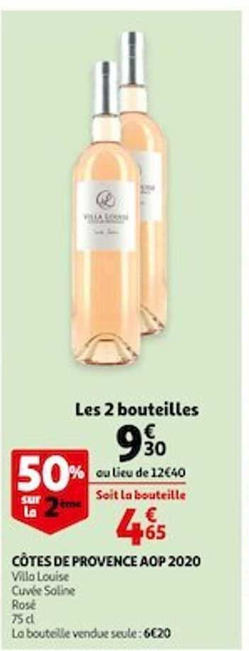 côtes de provence aop 2020 villa louise