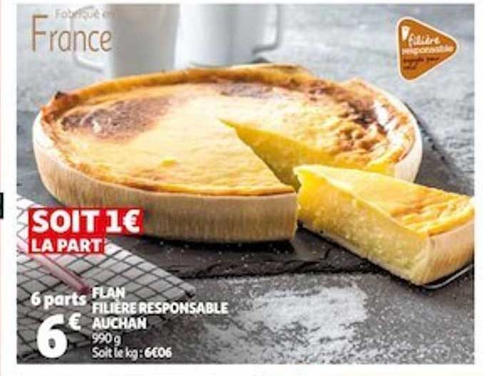 Flan Filière Responsable Auchan
