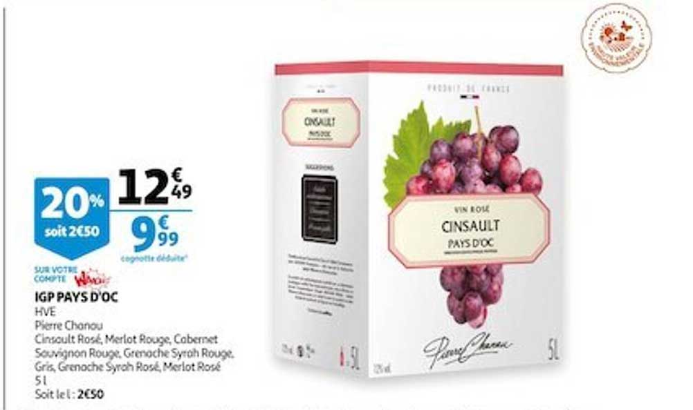 Igp Pays D'oc Hve Pierre Chanau