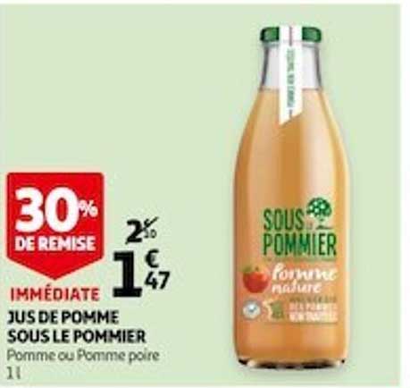 jus de pomme sous le pommier