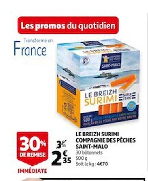 le breizh surimi compagnie des pêches saint-malo