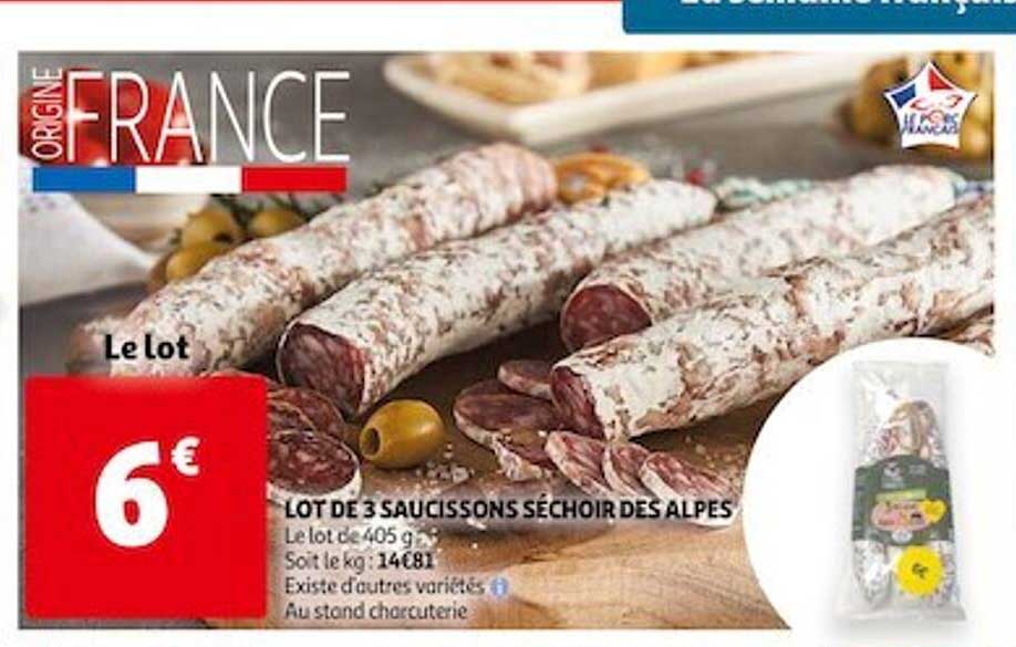 Lot De 3 Saucissons Séchoir Des Alpes