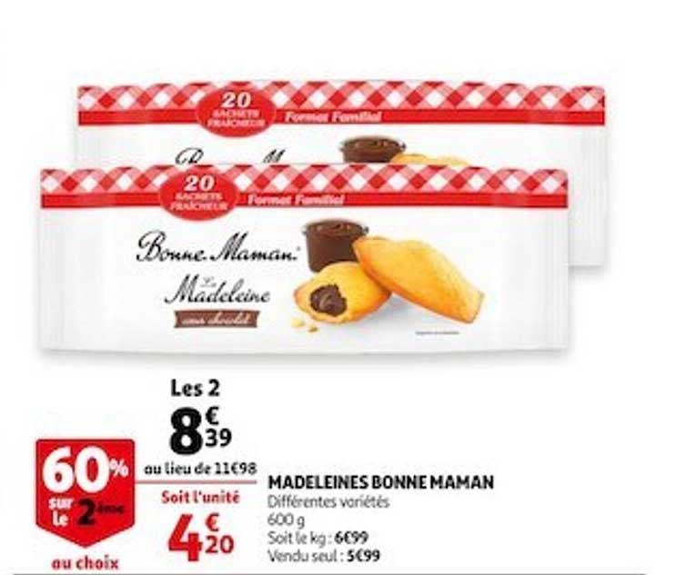 madeleines bonne maman