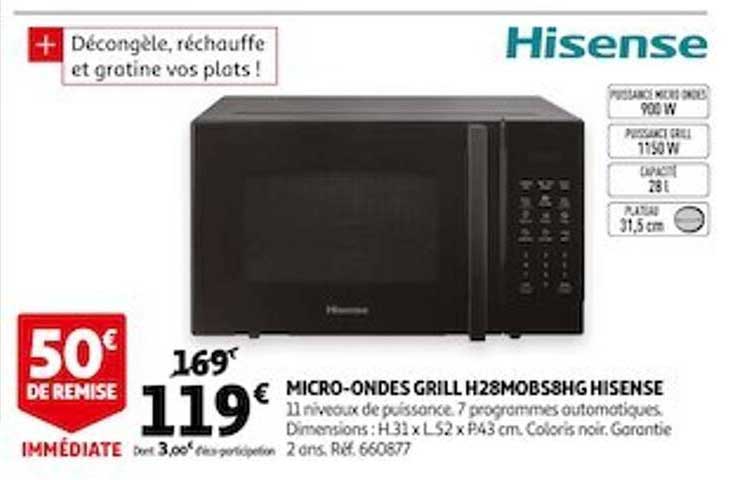 micro-ondes grill hisense