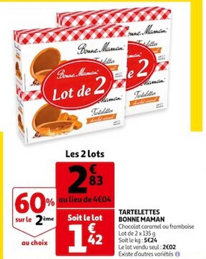 tartelettes bonne maman