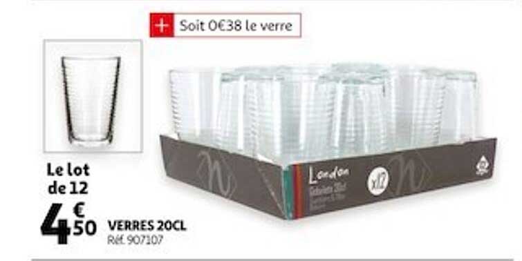 Verres 20cl