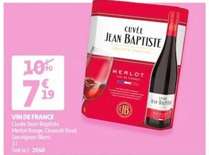 vin de france cuvée jean-baptiste