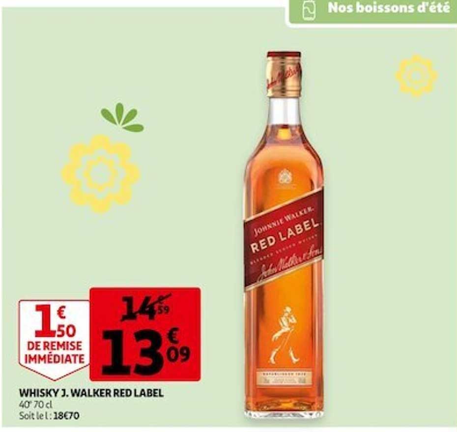 whisky j, walker red label