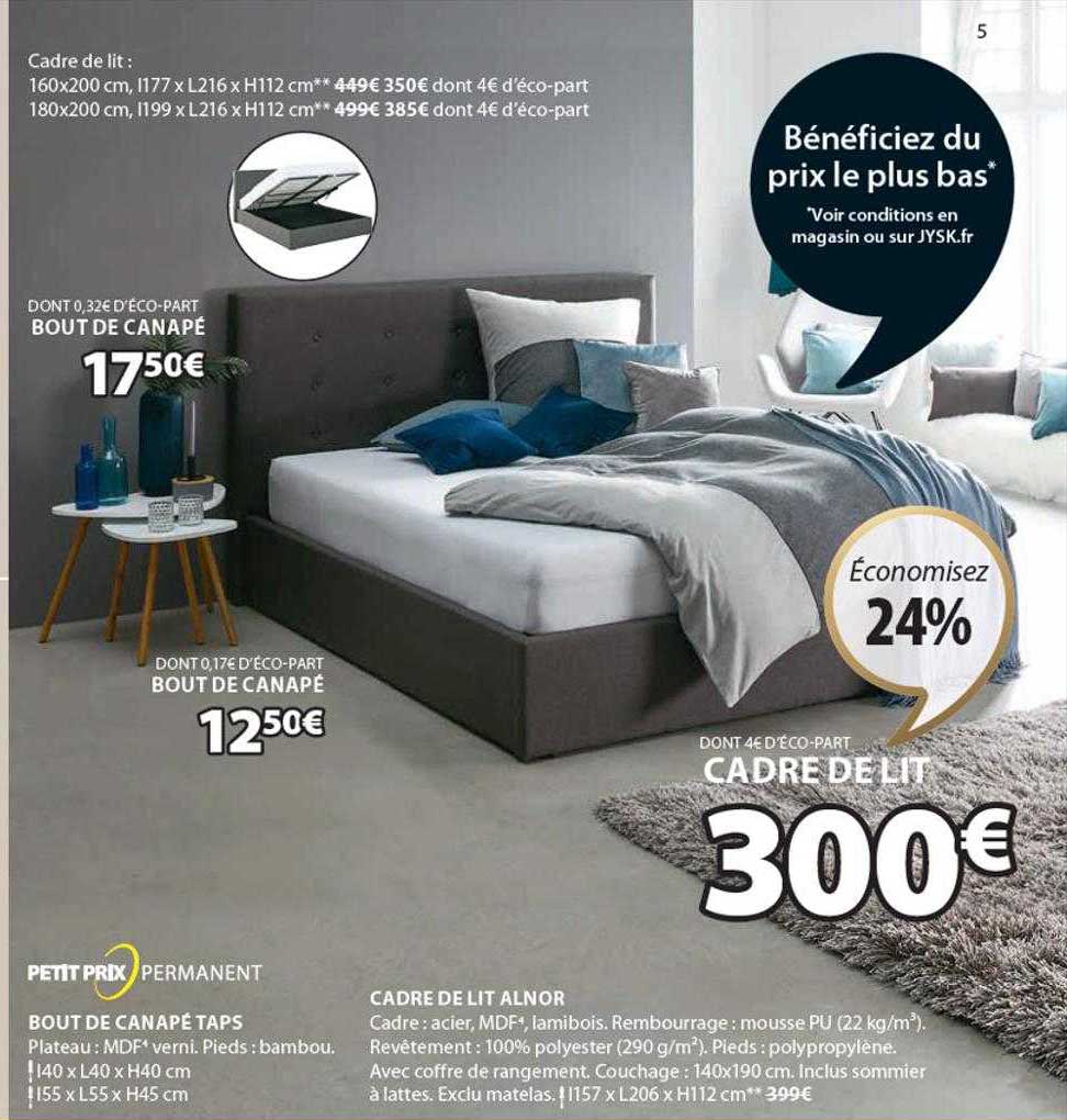 Bout De Canapé Taps, Cadre De Lit Alnor