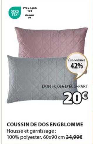 Coussin De Dos Engblomme