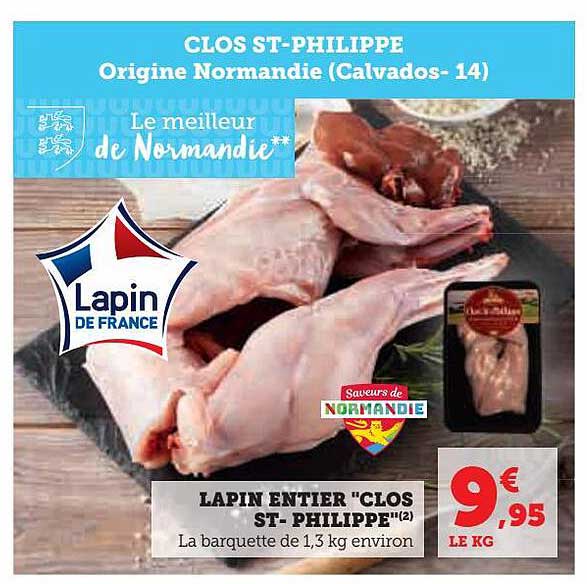 lapin entier "clos st-philippe"