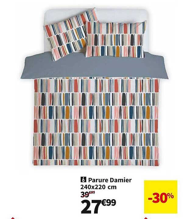 Parure Damier 240 X 220 Cm