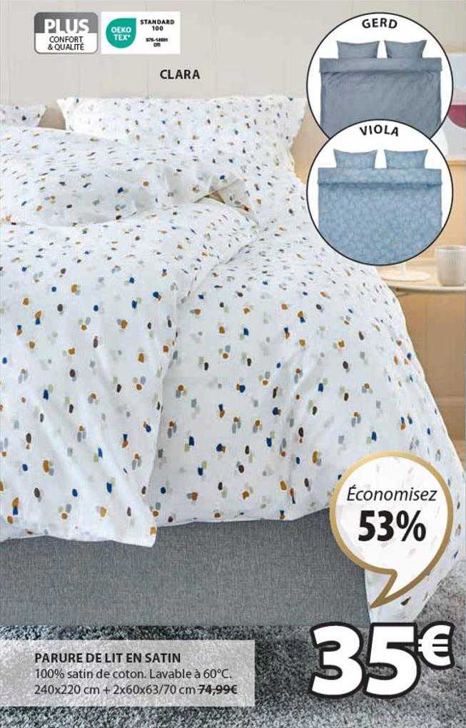 Parure De Lit En Satin