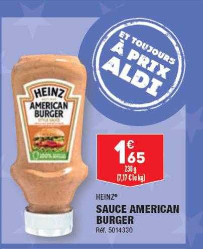 sauce american burger heinz