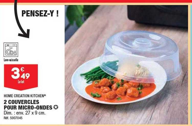 2 couvercles pour micro-ondes home creation kitchen
