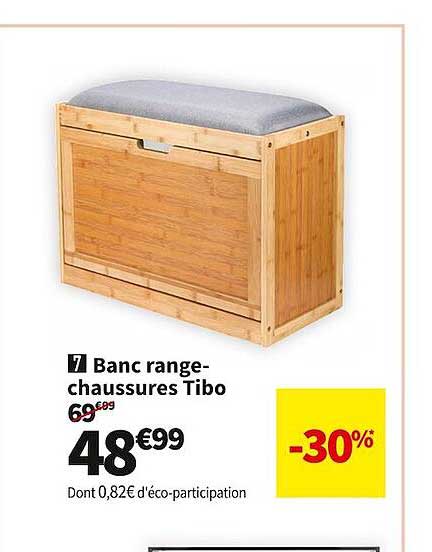 banc range-chaussures tibo