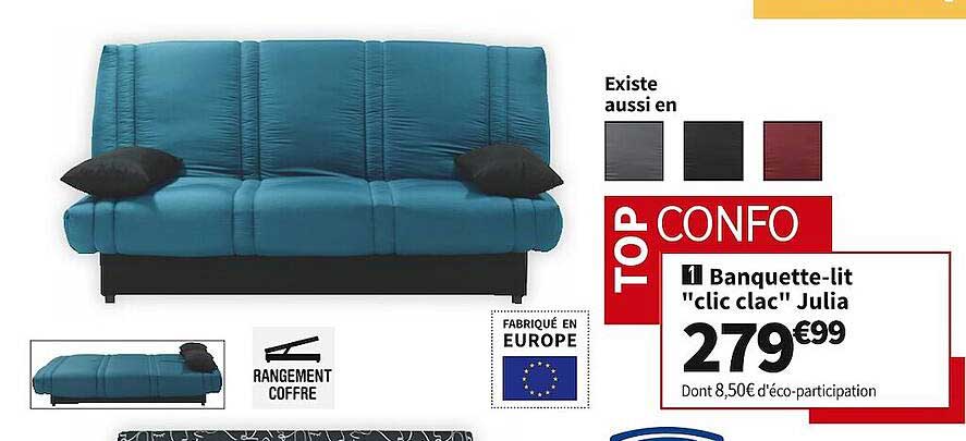 banquette-lit "clic clac" julia