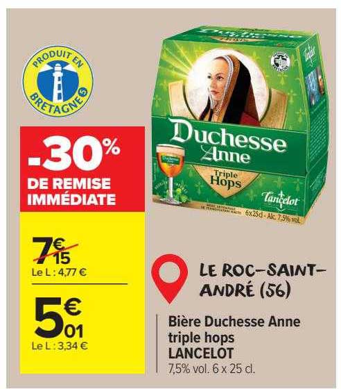 bière duchesse anne triple hops lancelot