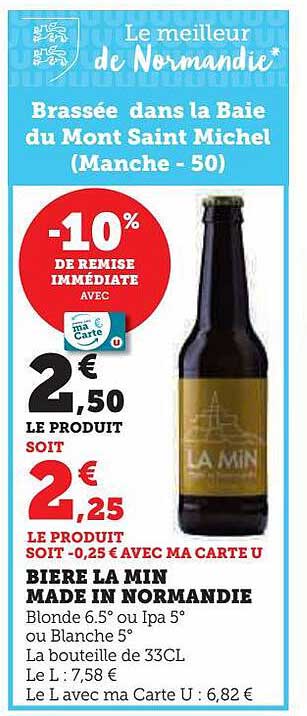 bière la min made in normandie