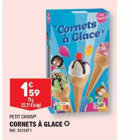 cornets à glace petit choisi
