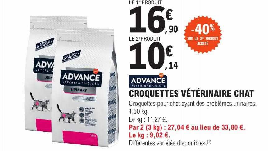 Croquettes Vétérinaire Chat Advance