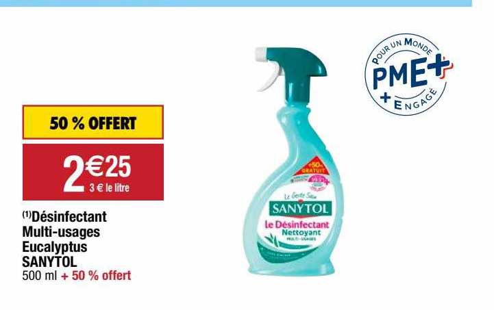 Désinfectant Multi-usages Eucalyptus Sanytol