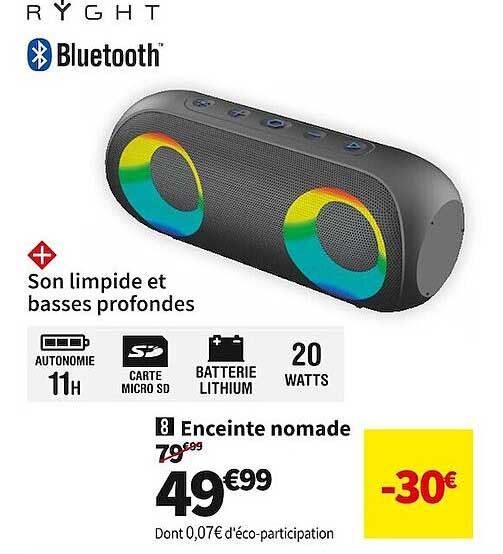 Enceinte Nomade Ryght