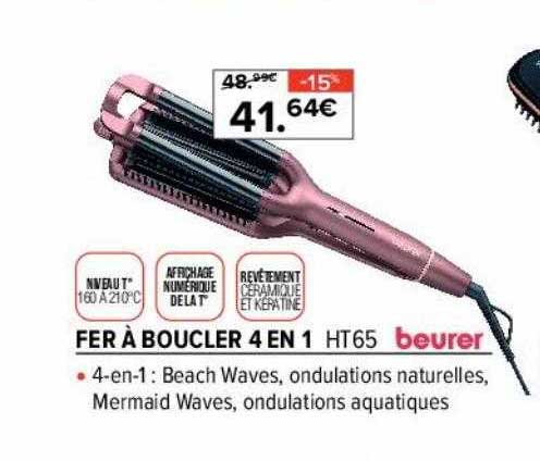 fer à boucler 4 en 1 beurer