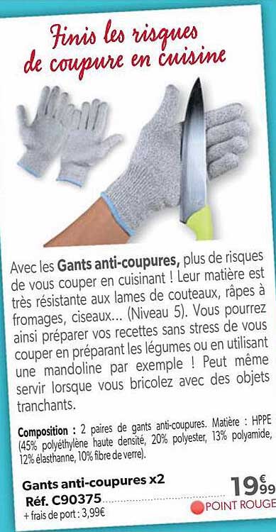 Gants Anti-coupures