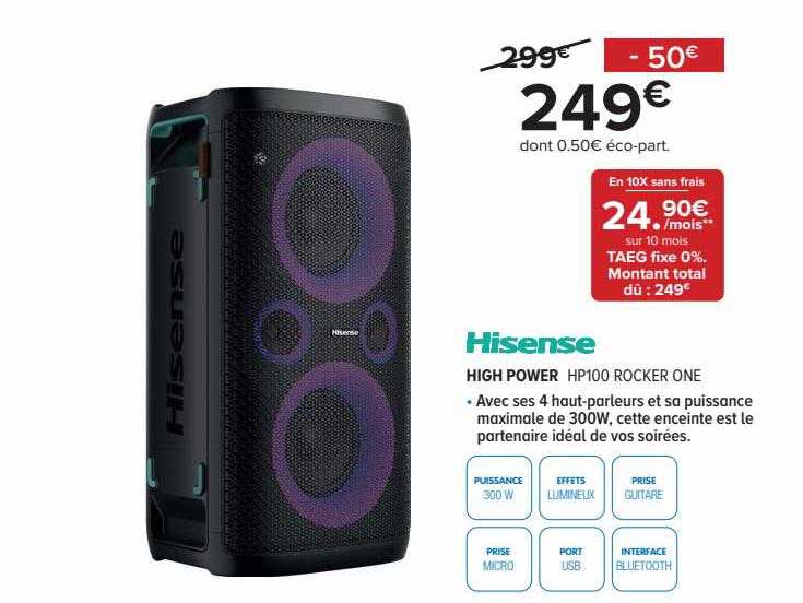 high power hisense