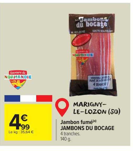 Jambon Fumé Jambons Du Bocage