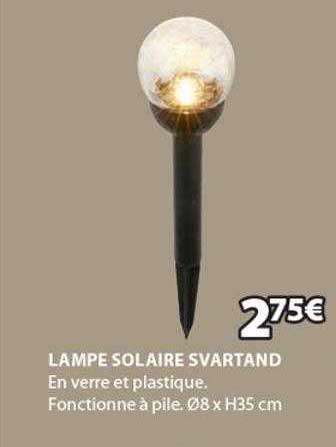 Lampe Solaire Svartand