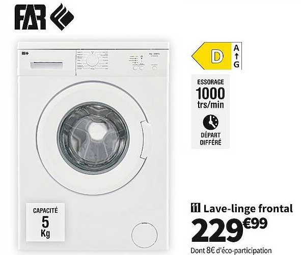 lave-linge frontal far