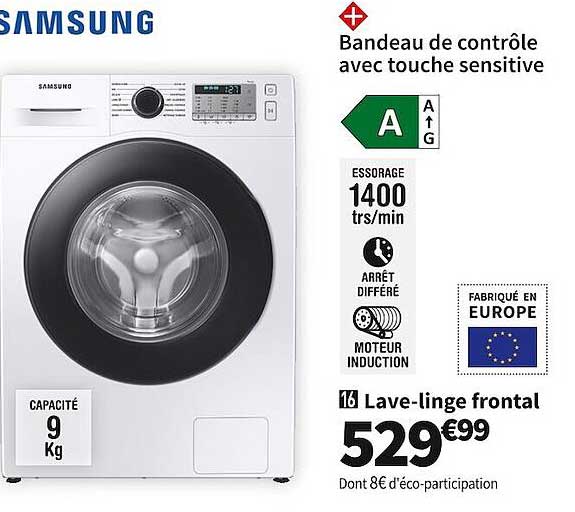 lave-linge frontal samsung