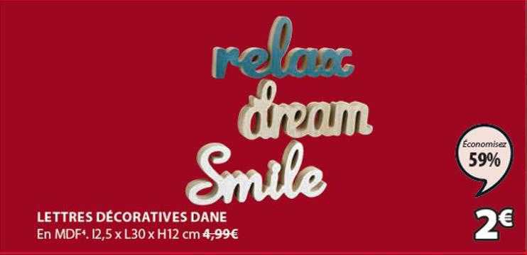 lettres décoratives dane