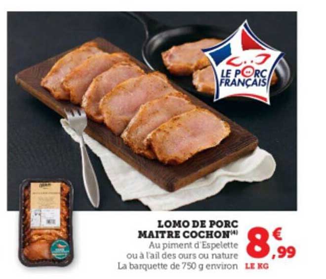 lomo de porc maître cochon