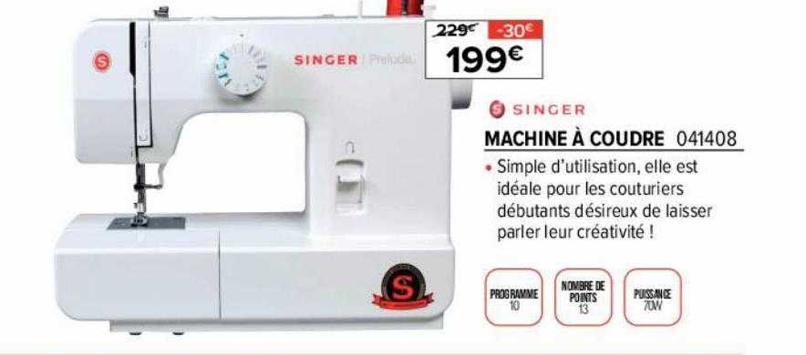 machine à coudre singer
