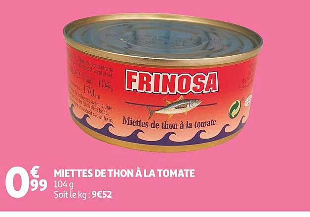 Miettes De Thon à La Tomate