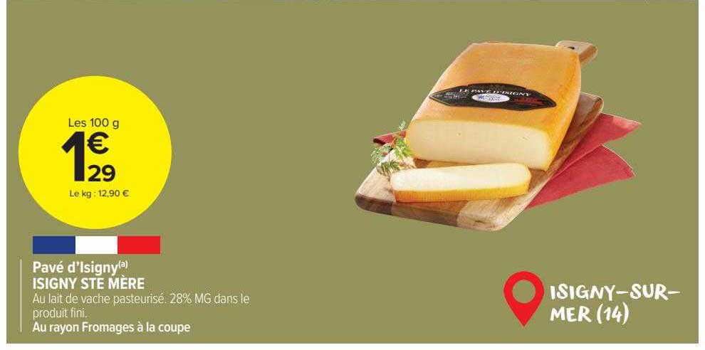 pavé d'isigny isigny ste mère