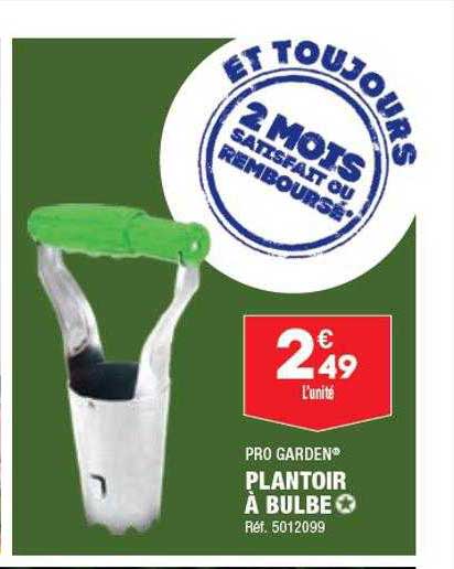 plantoir à bulbe pro garden
