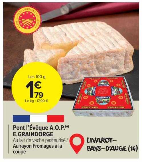 pont l'évêque a.o.p e.graindorge