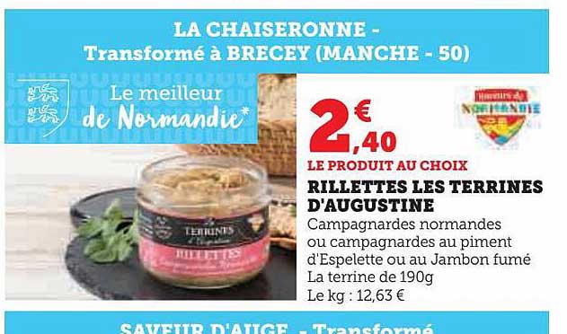 Rillettes Les Terrines D'augustine