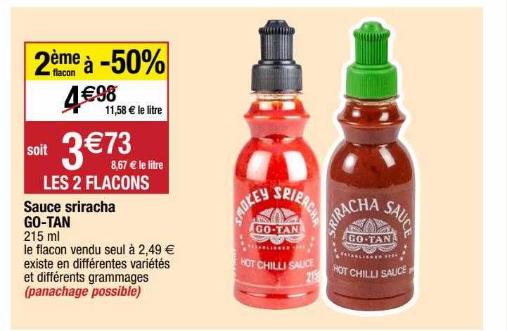 sauce sriracha go-tan