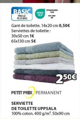 Serviette De Toilette Uppsala